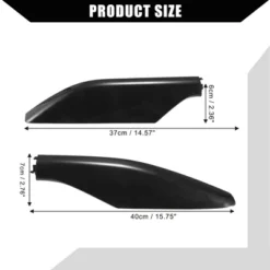 Upper Roof Rack Rails End Cap Protection Cover Shell For Toyota Land Cruiser Plastic Black 4 Pcs -Futuro Brand GUEST ea5b9b65 119f 4aac a4cf 9a9b7fcc9874