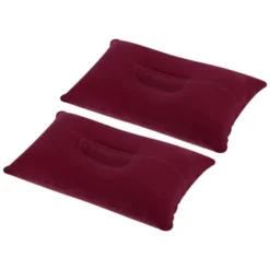 Unique Bargains Neck Support For Hiking Travel Flocked Inflatable Camping Pillows 2 Pcs 15" X 9.5" -Futuro Brand GUEST eb478647 40d6 4e92 ba26 bfee7be6e9bf