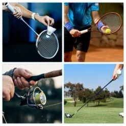 Unique Bargains PU Shock Absorbing Breathable Elastic Racket Accessories Badminton Grip Cushion Wrap 15 Unique Bargains PU Shock Absorbing Breathable Elastic Racket Accessories Badminton Grip Cushion Wrap -Futuro Brand GUEST ebdf09be c464 41f3 998d 08a4e17aa765