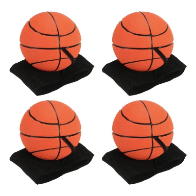 Unique Bargains Rubber Rebound Sports Wrist Ball With String For Exercise 4 Pcs Fluorescent Orange 4 Unique Bargains Rubber Rebound Sports Wrist Ball With String For Exercise 4 Pcs Fluorescent Orange - Image 4