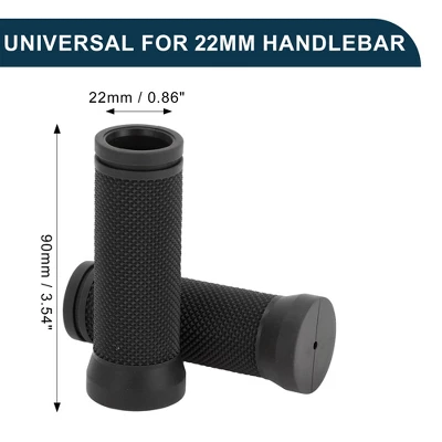 Unique Bargains Bike Handlebar Grips Covers 3.54" Long Black 1 Pair 4 Unique Bargains Bike Handlebar Grips Covers 3.54" Long Black 1 Pair - Image 4
