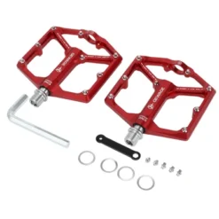 Unique Bargains Foot Peg Footrests Fit 9/16 Inch Axles Durable Rear Bicycle Pedal Aluminum Alloy Black 1 Pair -Futuro Brand GUEST ed312a89 f778 4f81 8148 5c1d1b9e0b79