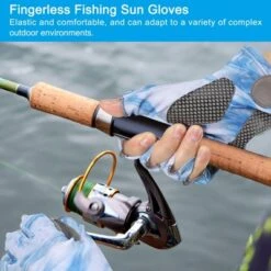 Unique Bargains Sun Protection Non-Slip Breathable Elastic Fishing Gloves 1Pair -Futuro Brand GUEST ed8c6e65 eb5f 449b 9b9d d967e9138635