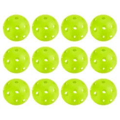 Unique Bargains Durable Precision Technology Good Balance Application Pickleball Balls 12 Pcs -Futuro Brand GUEST edfe7cd4 d426 44be 8139 82a477767266