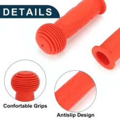 Unique Bargains Child Bike Handlebar Grips Covers 4.33" Orange 1 Pair -Futuro Brand GUEST f0326421 d504 4d23 a5e4 c7ada824a5c3