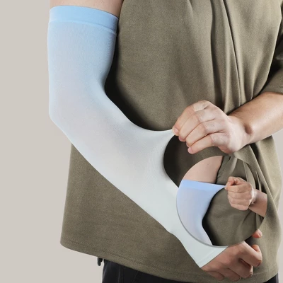 Unique Bargains Breathable Arm Cover 1 Pair 2 Unique Bargains Breathable Arm Cover 1 Pair - Image 2