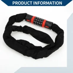 Unique Bargains Security Chain Combination Padlock Resettable 5 Digit Bike Lock Black Red 47.24" -Futuro Brand GUEST f04a76d6 3cc7 4a80 aa09 893eba9eaaf3
