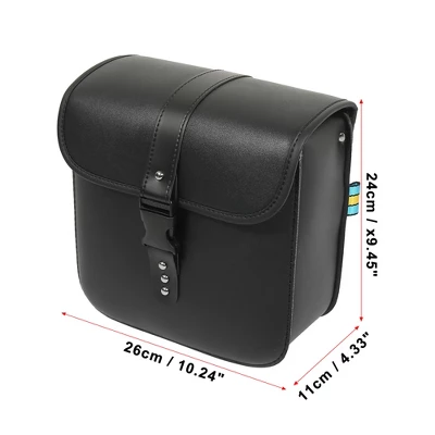 Unique Bargains Motorcycle Saddlebag Side Tool Bags Cycling Luggage Bag 1 Pair 2 Unique Bargains Motorcycle Saddlebag Side Tool Bags Cycling Luggage Bag 1 Pair - Image 2