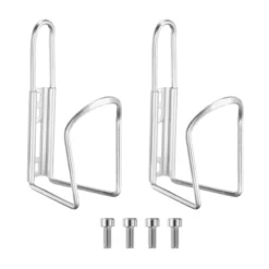 Unique Bargains Aluminum Universal Bicycle Water Bottle Cages 2 Pcs 5.7" With Screws -Futuro Brand GUEST f0d84b17 e6a4 4c36 b02b cda43b6093f5