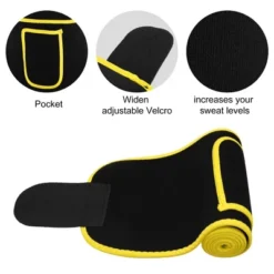 Unique Bargains Spandex Strengthen Tummy During Exercising Workout Waist Trimmer Belt