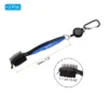 Unique Bargains Golf Tools With Cleaning Nails 2 Ft Retractable Lanyard Double Head Golf Club Brushes 2 Pcs