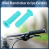 Unique Bargains Bike Handlebar Grips Covers 4.72" Long Blue 1 Pair