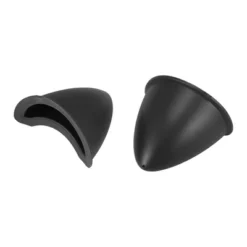 Unique Bargains Motorcycle Cat Ear Style Helmet Decoration Sticker Black 2.48"x2.36"x1.38" 2 Pcs -Futuro Brand GUEST f7566532 c12b 4d5e a842 0c66224cc912