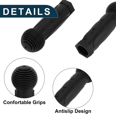 Unique Bargains Bike Handlebar Grips Covers 4.8" Black 1 Pair 3 Unique Bargains Bike Handlebar Grips Covers 4.8" Black 1 Pair - Image 3