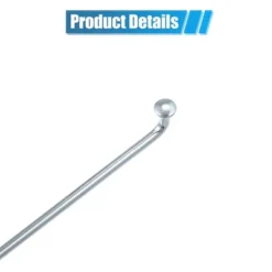 Unique Bargains 14G J Bend Bicycle Galvanized Spokes 290mm 11.42" Spokes With Nipples Silver Tone 12 Pcs -Futuro Brand GUEST f876a27c edc1 41c3 93b3 98483a180ac5