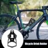 Unique Bargains Universal Bike Water Bottle Cage Holder With Screws And Wrench For Bicycle Plastic Black 1 Set