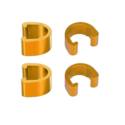 Unique Bargains Bike MTB Brake Cable Derailleur Line Case C Shape Buckle Clasps Gold Tone 5 Pcs 4 Unique Bargains Bike MTB Brake Cable Derailleur Line Case C Shape Buckle Clasps Gold Tone 5 Pcs - Image 4