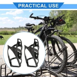 Unique Bargains Universal Bicycle Bottle Cage Bike Bottle Holder Black 1 Set