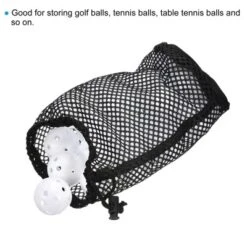 Unique Bargains Nylon Drawstring Cord Lock Closure Mesh Golf Ball Bag Black 1 Pc -Futuro Brand GUEST fac0d449 befa 4ad7 b976 e10da4fb3725