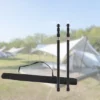 Unique Bargains Aluminum Alloy Adjustable Replacement Camping Tarp Poles For Shelter