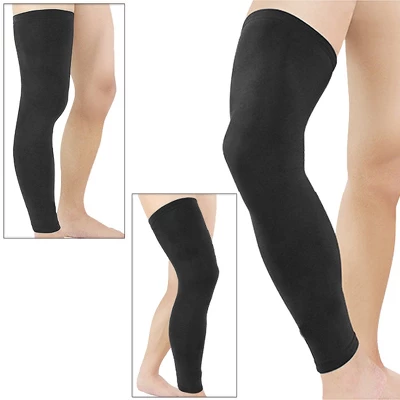 Unique Bargains Sport Elastic Leg Knee Long Sleeve Support Protector Brace Guard Black XL Size 1 Unique Bargains Sport Elastic Leg Knee Long Sleeve Support Protector Brace Guard Black XL Size