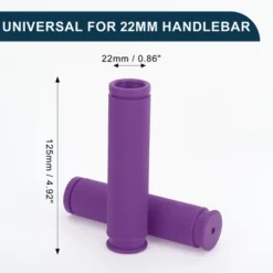 Unique Bargains Bike Handlebar Grips Covers 4.92" Purple 1 Pair -Futuro Brand GUEST fdb57c39 8adf 4fec b49b 5e4ba8b71add