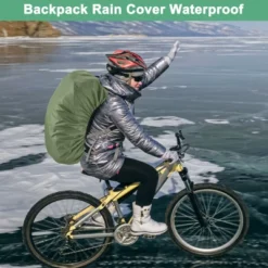 Unique Bargains Waterproof Backpack Rain Cover With A Vertical Reflective Strap For Hiking/Biking 1 Pc -Futuro Brand GUEST fe196e5c 9989 4914 9c42 08c3d1e29c2e