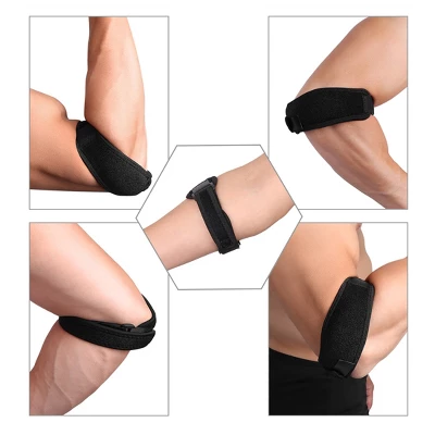Unique Bargains Sports Tennis Elbow Forearm Brace Support With Compression Pad 1 Pc 2 Unique Bargains Sports Tennis Elbow Forearm Brace Support With Compression Pad 1 Pc - Image 2